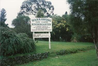 Photograph, Warrawong Day Care Kindergarten, Ware Crescent, East Ringwood in 1991