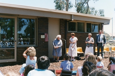 Photograph, Opening Ellie Pullin Pre-School, Tortice Drive, North Ringwood on 19Nov1988
