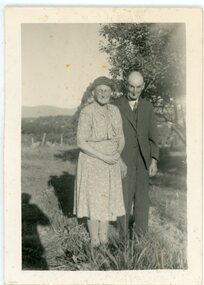 Photograph, Norman Leslie (Les) Lade & wife Ethel, Ringwood Vic. - circa 1950's