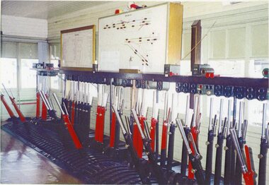 Photograph, Ringwood railway signal box