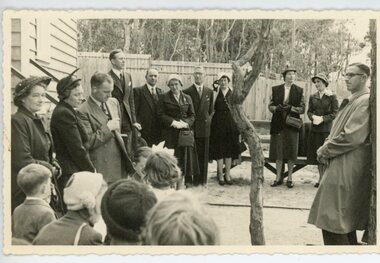 Photograph, Opening Heathmont Kindergarten & Community Hall- December, 1952