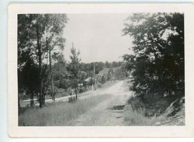 Photograph, View looking from Milton St Heathmont. 1952-3