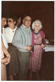 Photograph, Gerald Mahon and family. Ringwood. 1986
