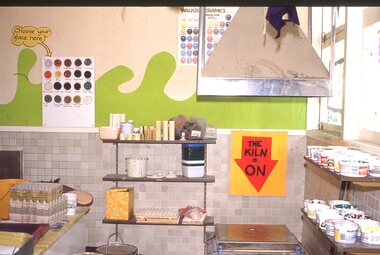 Slide Images, Southwood Primary School (Ringwood) - images from slide show created 1986 - Art Room
