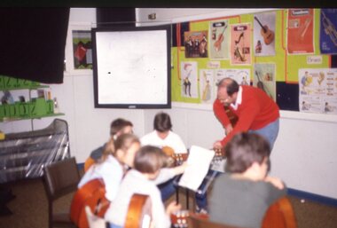 Slide Images, Southwood Primary School (Ringwood) - images from slide show created 1986 - Music Room