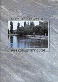 Book, City of Ringwood, City of Ringwood 1992 Community Guide, 1992