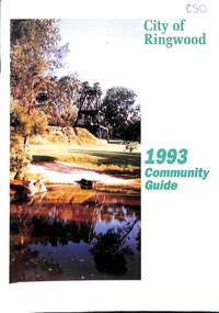 Book, City of Ringwood, City of Ringwood 1993 Community Guide, 1993