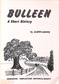 Book, Bulleen - A Short History, 1991