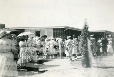 Photograph, Opening of Greenwood Park Pre-School, Ringwood in 1955 by Lady Brooks