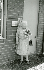 Photograph, Ellie Pullin, opening of the Ellie V Pullin Kindergarten 19th November 1988, 1988