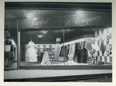 Photographs / Album, Official opening of the Ringwood Shopping Centre by Sir John Allison - 6th July 1954