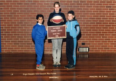 Photograph, Southwood Primary School Basketball Photo 1988