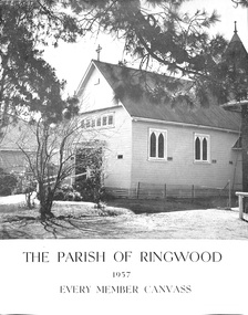 Booklet, The Parish of Ringwood 1957 Every Member Canvass, 1957