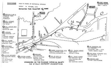 Pamphlet, Ringwood Walk - Points of Historical Interest, 1979