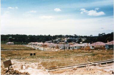 Photograph, New housing estate construction. circa 1960's