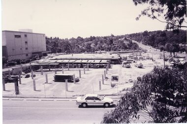 Photograph, Eastland car park construction -1992