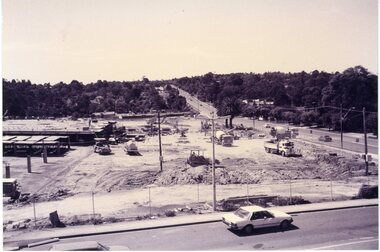 Photograph, Eastland car park construction -1992