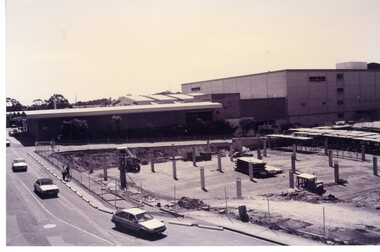 Photograph, Eastland car park construction -1992