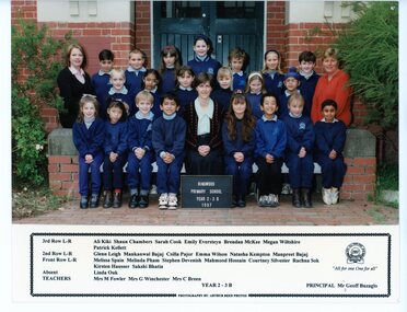 Photograph, Ringwood Primary School -  Year 2 -3B students- 1997