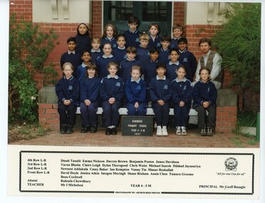 Photograph, Ringwood Primary School -  Year 4 - 5M students- 1997