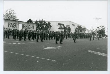 Photograph, Freedom of the City of Ringwood parade -1990. 7th Field Engineers Regiment of The Royal Australian Engineers