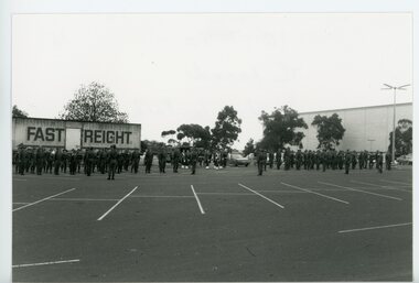 Photograph, Freedom of the City of Ringwood parade -1990. 7th Field Engineers Regiment of The Royal Australian Engineers