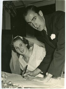 Photograph, Hall - Reid Weddiing -circa 1960's