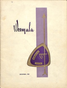 Magazine - Yearbook for Norwood High School/Secondary College, North Ringwood, Victoria, Weemala 1965