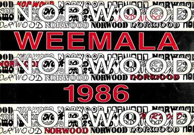Magazine - Yearbook for Norwood High School/Secondary College, North Ringwood, Victoria, Weemala 1986