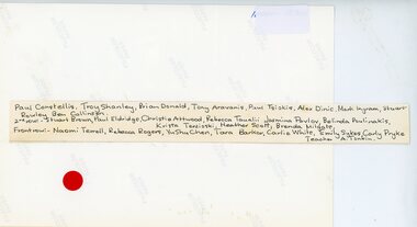 Photograph, Ringwood Primary School -Grade 2 1986