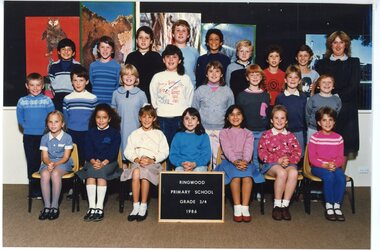 Photograph, Ringwood Primary School -Class photograph. Grade 3/4 1986