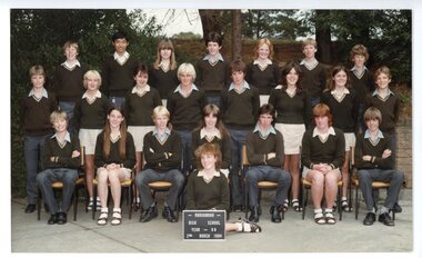 Photograph, Maroondah High School - Class photograph, Grade 9H- 1984
