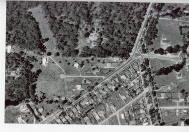 Photograph, Air photograph Homebush Court area Ringwood 1960