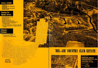 Flyer, Land Sale Brochure, Bel-Air Country Club Estate, North Ringwood - circa 1978