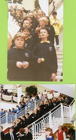 Photograph, Southwood Primary School - photos of students singing at Eastland Shopping Centre