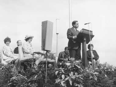 Photograph, Opening ceremony -Ringwood Jubilee -1974