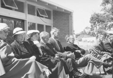 Photograph, Opening Ringwood Tennis Club clubrooms -1959