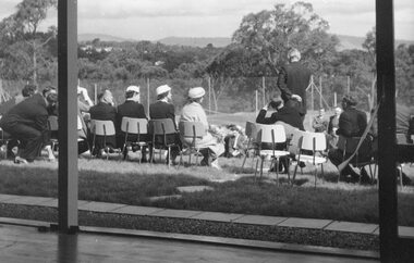Photograph, Opening Ringwood Tennis Club clubrooms -1959