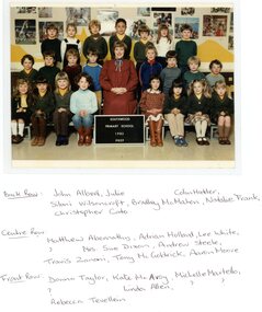 Photograph, Southwood Primary School 1982 Grade Prep Class photo