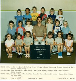 Photograph, Southwood Primary School Grade 1, 1985, Class photo