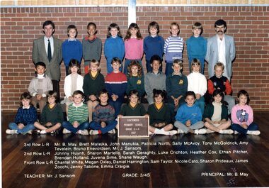 Photograph, Southwood Primary School Grades 3&4, 1987, Class photo