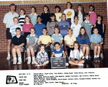 Photograph, Southwood Primary School Grade 6H, 1990, Class photo