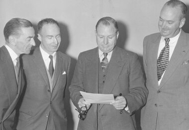 Photograph, Declaration of poll in Ringwood - Circa 1950's