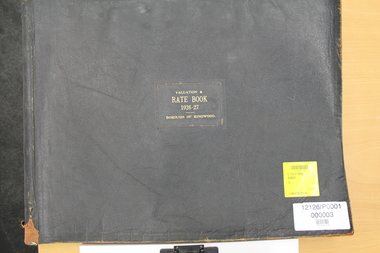 Administrative record - Parent Record, Borough of Ringwood Rate Books for 1924-49