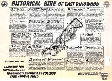 Document, Historical Hike of East Ringwood -1993