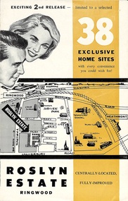 Flyer, Land Sale Brochure - Roslyn Estate, Ringwood, Vic. - circa 1960s