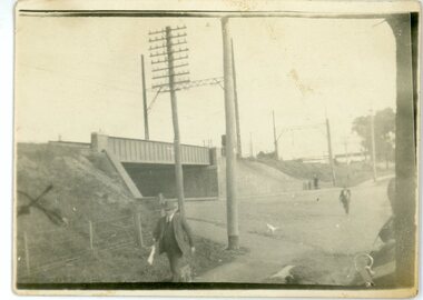 Photograph, Warrandyte Road Railway Viaduct . Ringwood 1924