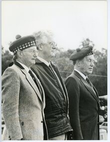 Photograph, Ringwood Highland Games -1998. Robin Gardini and Sir Rupert Hamer