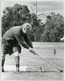 Photograph, Ringwood Highland Games -1998. Billy Binks - hammer throw
