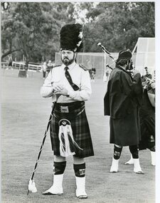 Photograph, Ringwood Highland Games -1998. Band Leader (Unidentified)